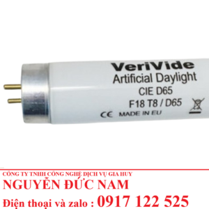Bóng đèn D65 F18T8 Verivide - Nguồn sáng chuẩn cho tủ so màu