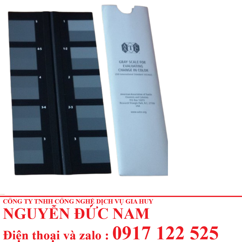 Thước Xám A02: Giải Pháp Đánh Giá Độ Bền Màu Ma Sát Chuẩn AATCC & ISO Cho Ngành May Mặc