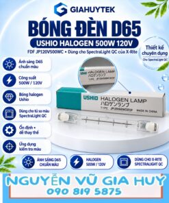 Bóng halogen Ushio FDF 500W 120V dùng trong cấu hình SpectraLight QC phù hợp
